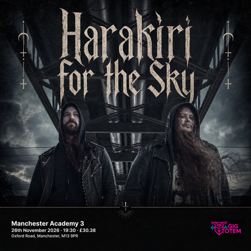 Harakiri for the Sky Sunken at Manchester Academy 3 on 26 November 2026 gig poster