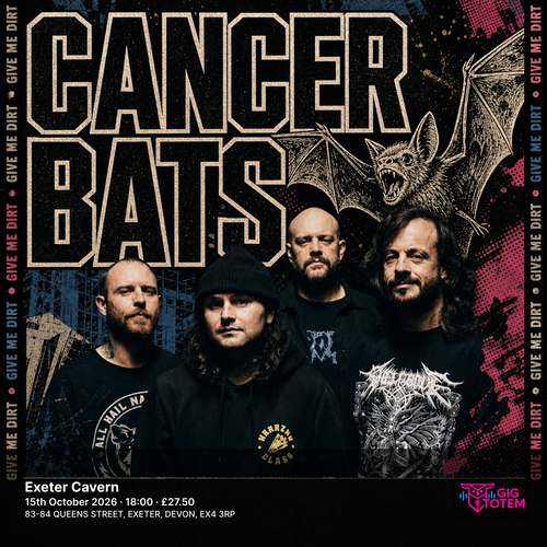 Cancer Bats Ignite at Cavern on 15 October 2026 gig poster