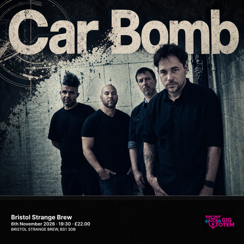 Car Bomb at Strange Brew on 6 November 2026 gig poster