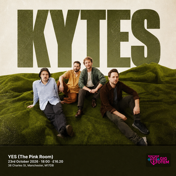 Kytes at YES (The Pink Room) on 23 October 2026 gig poster