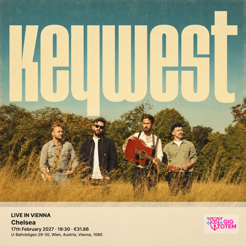 KEYWEST - LIVE IN VIENNA KeyWest at Chelsea on 17 February 2027 gig poster