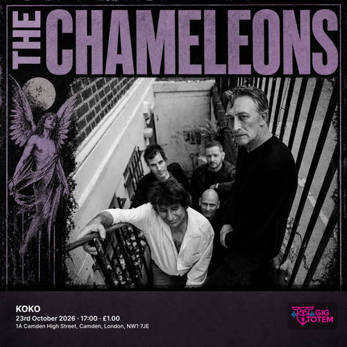 Chameleons Lol Tolhurst at KOKO on 23 October 2026 gig poster