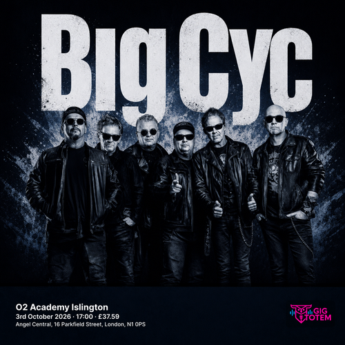 Big Cyc D'Ska Assassins at O2 Academy Islington on 3 October 2026 gig poster