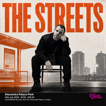 The Streets CASisDEAD at Alexandra Palace Park on 16 July 2026 gig poster