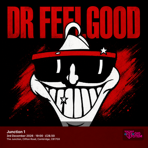 Dr Feelgood Dr. Feelgood at Junction 1 on 3 December 2026 gig poster