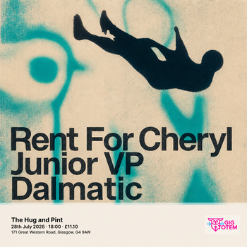 Rent For Cheryl at The Hug and Pint on 28 July 2026 gig poster