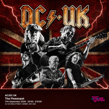 AC/DC UK DC/UK (formerly AC/DC UK) at The Flowerpot on 11 September 2026 gig poster