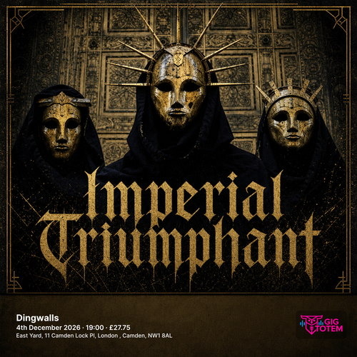Imperial Triumphant Knoll at Dingwalls on 4 December 2026 gig poster
