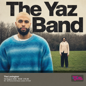 The Yaz Band at The Lexington on 1 August 2026 gig poster