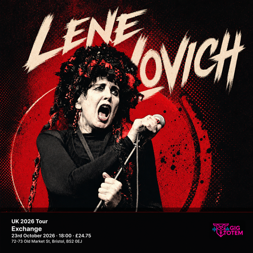 Lene Lovich UK 2026 Tour Lene Lovich at Exchange on 23 October 2026 gig poster