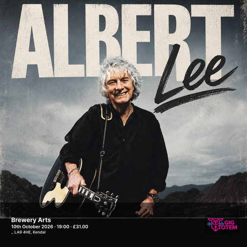Albert Lee at Brewery Arts on 10 October 2026 gig poster