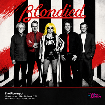 Blondied at The Flowerpot on 17 October 2026 gig poster