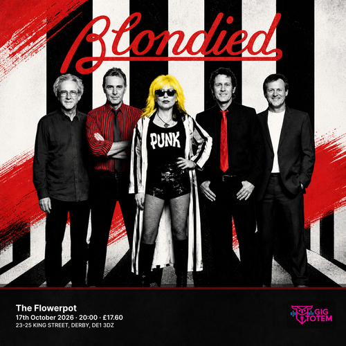 Blondied at The Flowerpot on 17 October 2026 gig poster