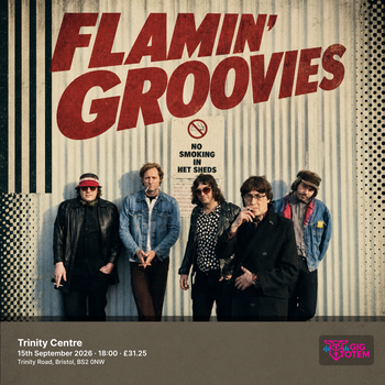 FLAMIN' GROOVIES Cyril Jordan at Trinity Centre on 15 September 2026 gig poster