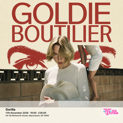 Goldie Boutilier at Gorilla on 11 November 2026 gig poster