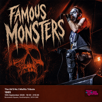 Famous Monsters - The Uk'S No.1 Misfits Tribute Famous Monsters at 1865 on 10 September 2026 gig poster