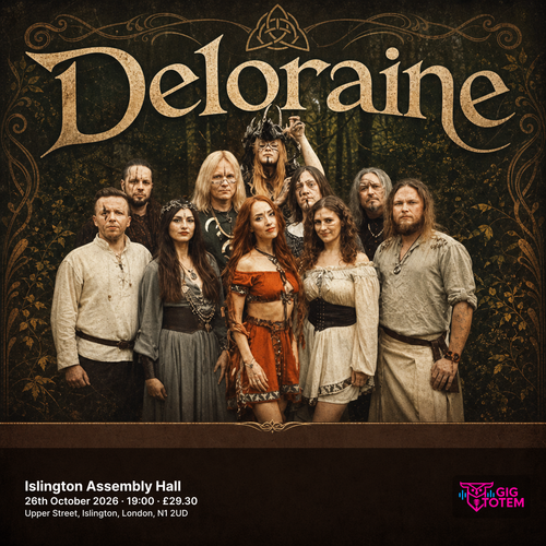 Deloraine at Islington Assembly Hall on 26 October 2026 gig poster