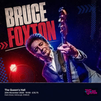 BRUCE FOXTON Secret Affair at The Queen's Hall on 20 November 2026 gig poster