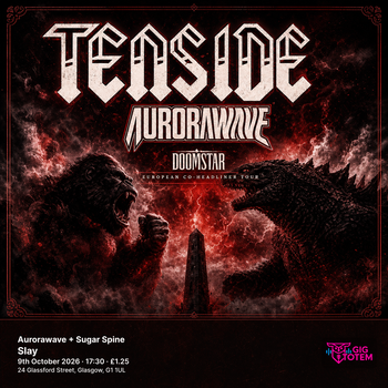 Tenside + Aurorawave + Sugar Spine aurorawave, Tenside at Slay on 9 October 2026 gig poster