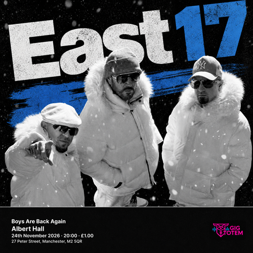 Boys Are Back Again Blazin' Squad, East 17 at Albert Hall on 24 November 2026 gig poster