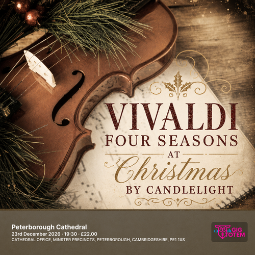 Vivaldi Four Seasons at Christmas by Candlelight at Peterborough Cathedral on 23 December 2026 gig poster