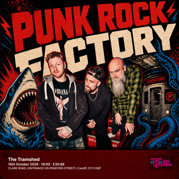 Punk Rock Factory at The Tramshed on 16 October 2026 gig poster