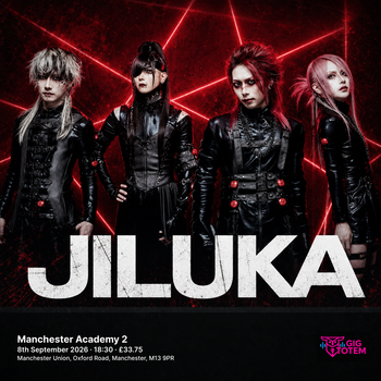 Jiluka at Academy 2 on 8 September 2026 gig poster