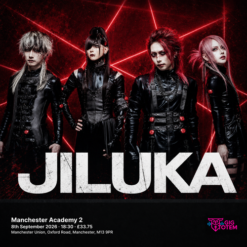 Jiluka at Academy 2 on 8 September 2026 gig poster