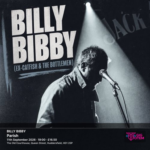 BILLY BIBBY Billy Bibby (Ex-Catfish & the Bottlemen) at Parish on 11 September 2026 gig poster