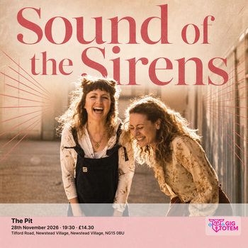 Sound of the Sirens at The Pit on 28 November 2026 gig poster