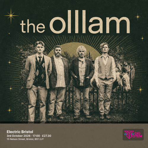 the olllam at Electric Bristol on 3 October 2026 gig poster