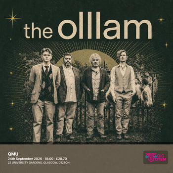 the olllam at QMU on 24 September 2026 gig poster