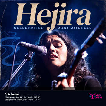 Hejira - Celebrating Joni Mitchell at Sub Rooms on 13 November 2026 gig poster