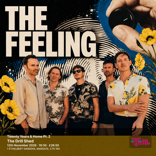 The Feeling at The Drill Shed on 12 November 2026 gig poster