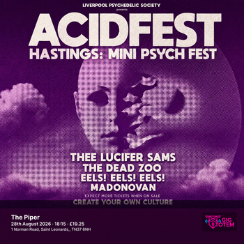 ACIDFEST HASTINGS: MINI PSYCH FEST at The Piper on 28 August 2026 gig poster