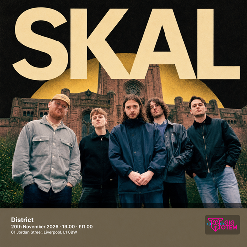 Skal at District on 20 November 2026 gig poster