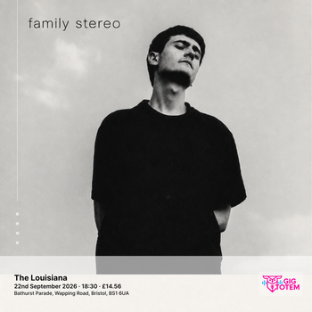Family Stereo Kathi Deakin at The Louisiana on 22 September 2026 gig poster