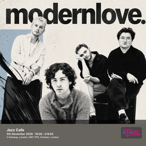 modernlove. at Jazz Cafe on 5 November 2026 gig poster