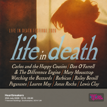 Life In Death Festival 2026 at Heartbreakers on 25 July 2026 gig poster
