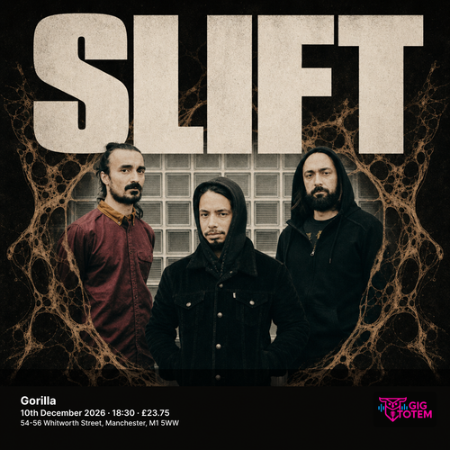 SLIFT Hey Colossus at Gorilla on 10 December 2026 gig poster