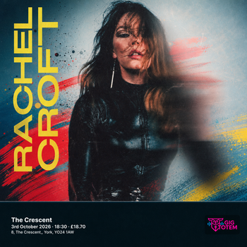 Rachel Croft at The Crescent on 3 October 2026 gig poster