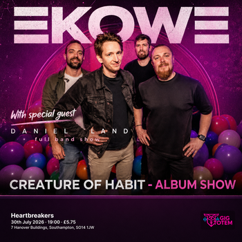 Ekowe at Heartbreakers on 30 July 2026 gig poster