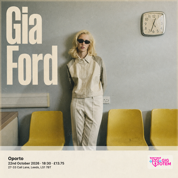 Gia Ford at Oporto on 22 October 2026 gig poster