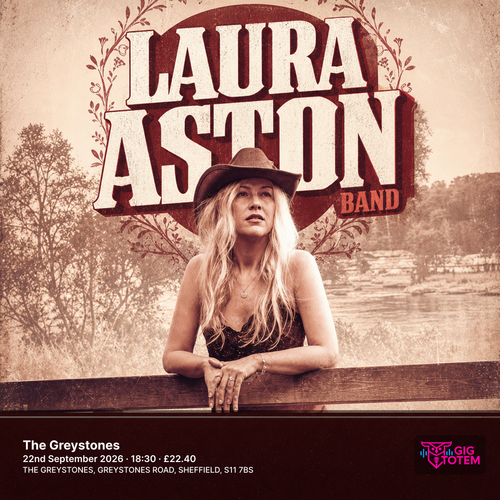 Laura Aston Georgia Nevada at The Greystones on 22 September 2026 gig poster
