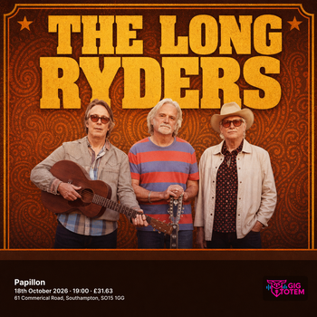 The Long Ryders at Papillon on 18 October 2026 gig poster