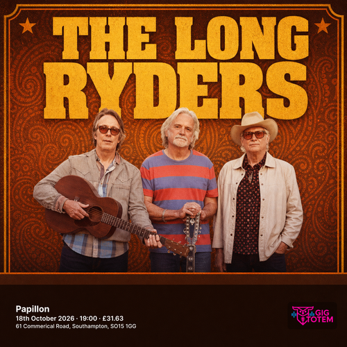 The Long Ryders at Papillon on 18 October 2026 gig poster