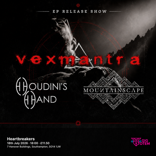 Vexmantra: Ep Release Show at Heartbreakers on 18 July 2026 gig poster