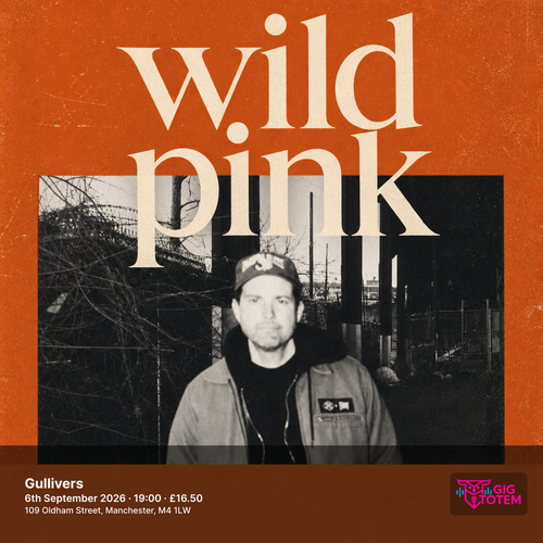 Wild Pink at Gullivers on 6 September 2026 gig poster