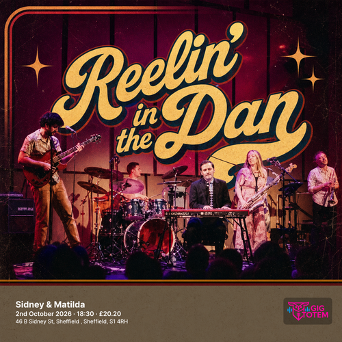 Reelin' in the Dan at Sidney & Matilda on 2 October 2026 gig poster