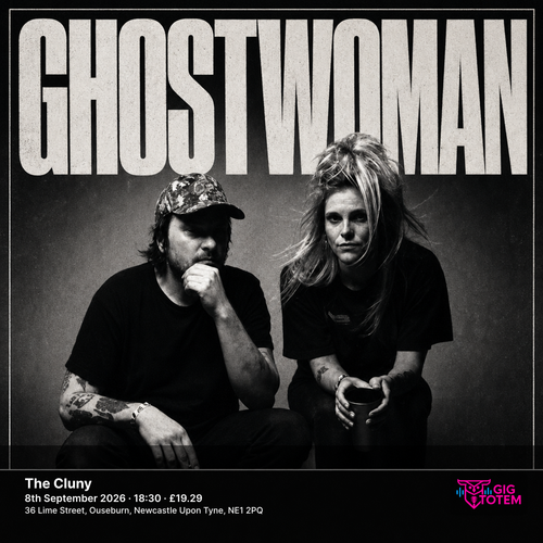 GHOSTWOMAN Desert Liminal at The Cluny on 8 September 2026 gig poster